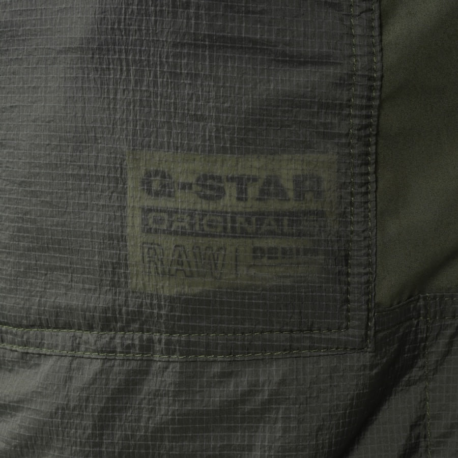Alternative Image for ProductG Star Raw Fabric Mix Overshirt Khaki3